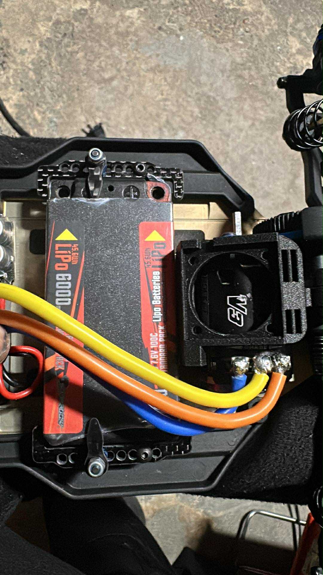 RC10T6.4 Battery Cradle